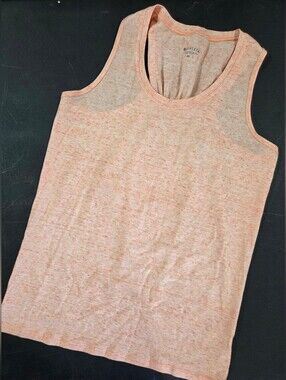 Athleta Heathered Peach Racerback Performance Tank